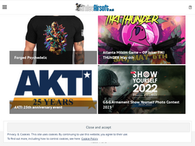 'arniesairsoft.co.uk' screenshot