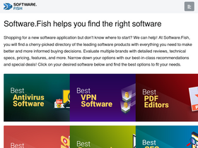 'software.fish' screenshot