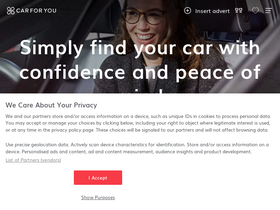 'carforyou.ch' screenshot