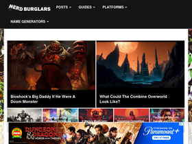 'nerdburglars.net' screenshot