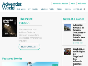 'adventistworld.org' screenshot