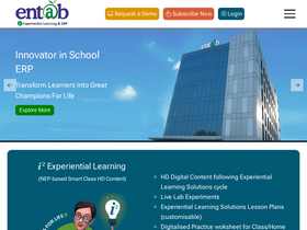 'entab.in' screenshot