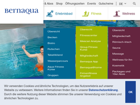 'bernaqua.ch' screenshot