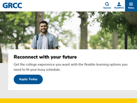 'grcc.edu' screenshot