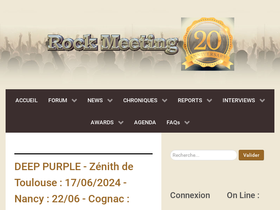 'rockmeeting.com' screenshot