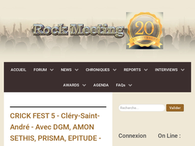 'rockmeeting.com' screenshot