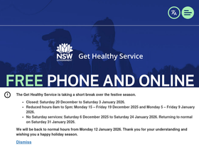 'gethealthynsw.com.au' screenshot