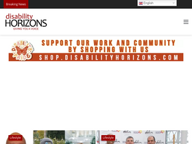 'disabilityhorizons.com' screenshot