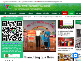 'thainguyentv.vn' screenshot