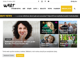'whatnews.cz' screenshot