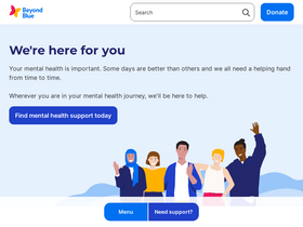 'beyondblue.org.au' screenshot