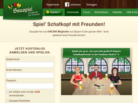 'sauspiel.de' screenshot