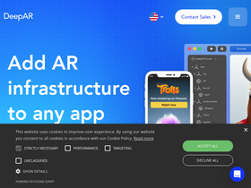 'deepar.ai' screenshot