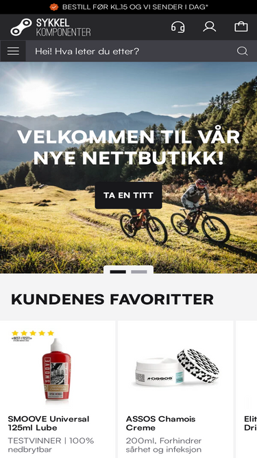 sykkelkomponenter.no