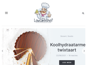 'lowcarbchef.nl' screenshot
