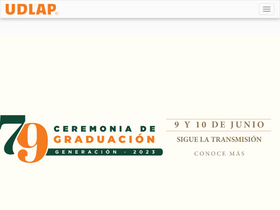 'udlap.mx' screenshot
