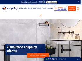 'koupelny-ptacek.cz' screenshot