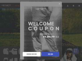 'carhartt-wip.co.kr' screenshot