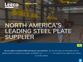'leecosteel.com' screenshot