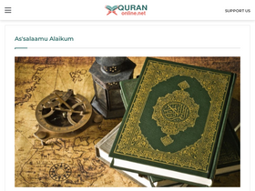 'quranonline.net' screenshot