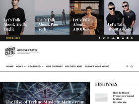 'thegroovecartel.com' screenshot