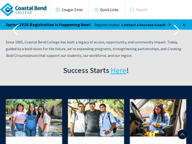 'coastalbend.edu' screenshot