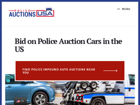 'policeauctionsusa.com' screenshot