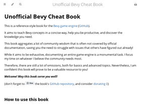 'bevy-cheatbook.github.io' screenshot