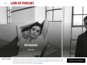 'lionofporches.com' screenshot