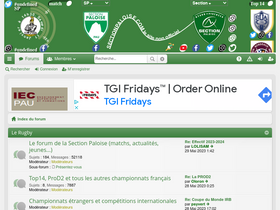 'sectionpaloise.com' screenshot