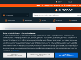 'autodoc.co.no' screenshot