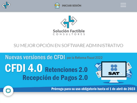 'solucionfactible.com' screenshot