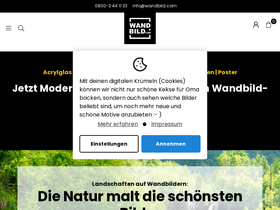 Wandbild GmbH website screenshot