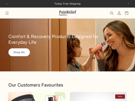painreliefdepot.com homepage screenshot