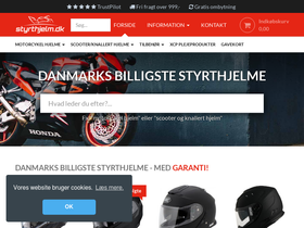 Styrthjelm homepage screenshot