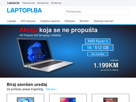 'laptopi.ba' screenshot