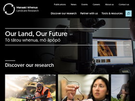 'landcareresearch.co.nz' screenshot