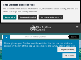 'news.westlothian.gov.uk' screenshot