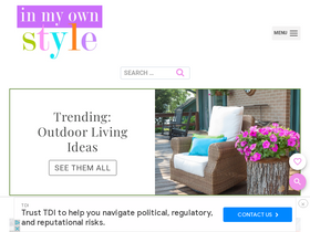 'inmyownstyle.com' screenshot