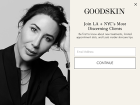 goodskinclinics.com homepage screenshot