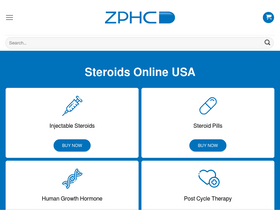 'zphcstore.com' screenshot