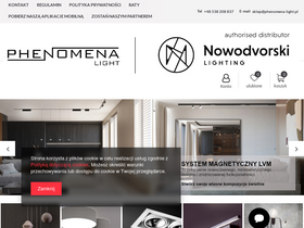 'nowodvorski-lampy.pl' screenshot