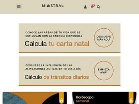'miastral.com' screenshot