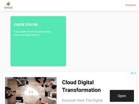 'sassa-status.co.za' screenshot