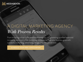 'mediaboom.com' screenshot