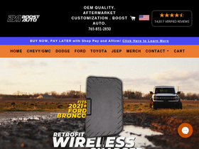 'boostautoparts.com' screenshot