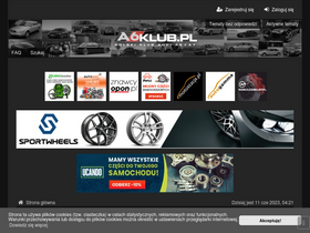 'a6klub.pl' screenshot
