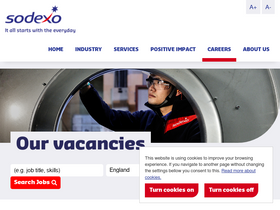 'sodexojobs.co.uk' screenshot