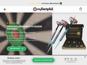'mydartpfeil.com' screenshot