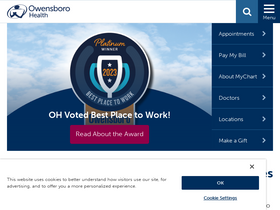 'owensborohealth.org' screenshot